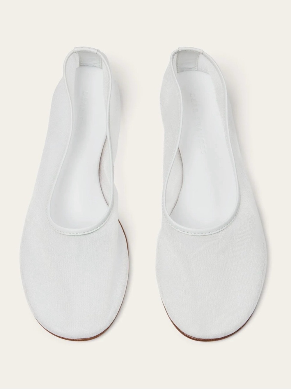 Dear Frances Classic White Women’s Ballet Flats